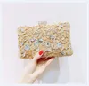 HBP Golden Diamond Clutch Evening Bags Chic Pearl Round Shoulder Bags For Women 2020 New Luxury Handbags Wedding Party Clutch Purse 06W