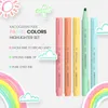 andStal Kaco 5 Colorslot Macaroon Pastel Colors Highlighter Pen Set Color for School Marker文房具のための学校オフィスマーク20114072459