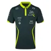 F1 camiseta nova temporada equipe de manga curta camisa polo masculina e feminina lapela camiseta 2022 verão corrida personalizada suit328w