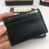 TOP quality Luxurys Designers Credit Card Holder EFFINI NEW Bee Tiger Genuine Leather FIRD Business ID Mini Card Coin Purse Pocket2265