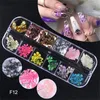 Sequin Floral Nail Sticker Fashion Dry Flower Sequins Applique Seal Nails Stickers Multi Type Womens Manicures Decoration New 8 8sq L2