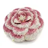 EST Rosa Kristall Frauen Hochzeit Blume Party Braut Kette Clutch Prom Nacht Abend Tasche SC603 Y201224