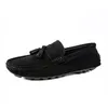 Scarpe in pelle per uomo Slip on Driving Shoes Casual Penny Tassel Mocassini Mocassini Scarpe Appartamenti in pelle di lusso Appartamenti Mocassin