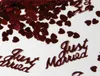 Just Married Letter Sequins Party Foil Tables Confetti Scatter Heart Wedding Engagement Table Decoration 1 5hma UU