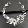 Baroque Korean Bride Rhinestone Hair Band Wedding Headdress Fashion Handmade Crystal Headband Ladies Head Jewelry Accessories J0121