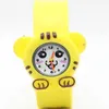 Montre à claquette pour enfants, bracelet en Silicone, montre de Sport à Quartz, horloge mignonne, créative, montre de dessin animé 3D pour bébé garçon et fille