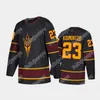 Arizona State Sun Devils 2020-21 Réplica Camisa Preta Jacob Wilson William Knierim Dominic Garcia Jax Murray College Hockey Jersey4663375