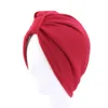 Bonnet en coton doux pour femmes musulmanes, chapeau islamique de chimio, Turban à doublure en Satin