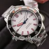 2022 IWSF V2 Upgraded 356803 A2892 Automatic Mens Watch White Dial Two Tone Bezel Quick Switch SS Stainless Steel Bracelet 44mm Latest Super Version eternity Watches