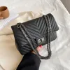 Luxury Designer Handbags Crossbody Designers Bag New Style Female V-pattern Rhombic Lattice Messenger Bag Fashion Chain Single shoulder Bags PU Leather