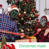 1PC Bluetooth-kompatibel Halloween Maske LED Leucht Masken Karneval Festival Ändern Gesicht Licht Up Party Weihnachten Maske Decor 211216