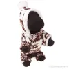 الشتاء كلب الملابس الأزياء الحيوانات الأليفة جرو الدافئ المرجانية الصوف الملابس الرنة ندفة الثلج سترة الكلب معطف هوديس S-XXL WDH0984-3
