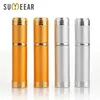 5ML Portable Aluminum Refillable Glass Perfume Bottle With Sprayer Empty Cosmetic Parfume Vial For Traveler