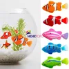 5 Pçs / set Robot Electronic Fish Nadada de brinquedo Bateria incluídas Robotic Pet para crianças Banhos de brinquedo de pesca Decoração Ato como Real Fish 201212