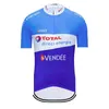 Maillot de cyclisme Pro Team Direct Energie Hommes Été Séchage rapide Uniforme de sport Chemises de vélo de route Hauts de vélo Vêtements de course Vêtements de sport en plein air Y21042306