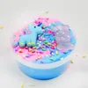 Hakkında 20-30G / ADET Unicorn Puf Slime Kil Pamuk Çamur Işık Renkli Modelleme Polimer Kum Kabarık Hamuru Sakız El Yapımı Oyuncak Stres Rahatlatıcı 0940