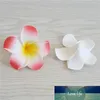 100pcs 9cm Chefes Hawaian 5colors real toque Artificial PE Plumeria Flor DIY Wedding Party Headware Decoração