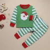 11 stilar jul baby rompers kläder set spädbarn xmas outfits jultomten claus älg tryck kläder rutiga byxor hatt set småbarn pojke 8660695