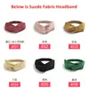 Soft Solid Color Hair band Vintage Women Headband Cross Top Knot Elastic Hairbands2333561