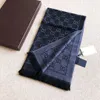 2021 Fashion mens designer scarf 1 cashmere jacquard womens scarves Double-sided color-blocking fringed edges Size 180cmX48cm with gift