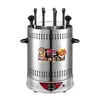 Elektrische oven Automatische Rotary Skewer Rookloze Barbecue Grill Cup BBQ Kebab Machine Rotisserie Braadhuis Binnenlandse Verwarming Kachel EU