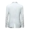 Men's Suits & Blazers YFFUSHI 2021 Men Suit Single Breasted White Tuxedo Grooms Wedding For Party Dress Slim Fit Plus Size 6XL