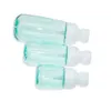 6PC blå tomma sprayflaskor 30 ml / 60 ml / 100 ml plastinfyllnadsbehållare Kosmetiska behållare Vätska