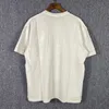Tシャツ男性女性高品質ソリッドレターティーオーシャストップスビンテージ半袖本物の写真
