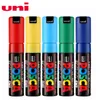 1 adet UNI POSCA Boya Marker Pen-Geniş Ucu-8mm PC-8 K Çizim Boyama için 15 Renk Y200723