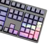 110キーOEM PBTキーキャップフルセットメカニカルキーボードキーキャップ5サイド染料昇華紫色のDawn Light1