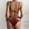 2022 Costume da bagno donna sexy Bikini a vita alta in due pezzi splicing Cup Split Cover-up Costumi da bagno Tankini 2022