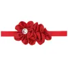 12 couleurs Bandes de bébé Bandes de bébé Satin Fleurs Enfants Enfants Bandes Cheveux Ornements Enfant Accessoires pour cheveux Bandeau En bande de tête Props KHA129