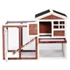 US StockMax Holz Haustier Home Decor Haus Kaninchen Bunny Wood Hutch Hundehaus Chicken Coops Käfige Käfig, Auburn A49 A22 A03