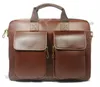 Briefcases Luxury Italian Genuine Leather Briefcase Men Laptop Case Portfolio Business Bag 15"laptop Male Attache1