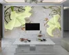 3D壁紙リビングルームファンタジーフラワー3D壁紙デジタル印刷HD装飾的な美しい3D壁紙