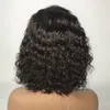 Deep Body Wave Ludzkie Włosy Zamknięcie Koronki Wig Bob Peruka Na Sprzedaż 180 Gęstość Cena Hurtowa Tani Dziewiczy Nieprzetworzone Włosy Wig