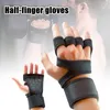 Fitnesshandschoenen Gewichtheffen Gym Workout Training Halve Vinger Handschoenen Mannen Dames THJ99 Q0107