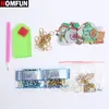 Homfun 5D Diamant Schilderen Sleutelhanger Speciale Rhinestone Borduurwerk Hanger DIY Craft Kits Cross Stitch Sleutelhanger Accessoires 201202