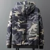 Winterjacke Männer Mit Kapuze Verdicken Warme Camouflage Parka Männlich Plus Größe Schwarz Hoodie 6XL 7XL 8XL 9XL 10XL Große Herren Mantel kleidung 201209