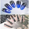 10 stks Kerstmis Nail Art Decoraties voor Nagels Mix Kleurrijke Transfer Nail Folie Sticker Sneeuwbloem Elanden Gift Santa Adhesive Paper