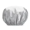 Chapeaux de douche épais en Satin, bonnets de douche de bain, couverture de cheveux, Double imperméable, couleur Pure, bonnets de douche de cuisine, Jtsjo7124491, nouvelle collection