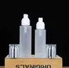 30ml 40ml 50ml 60ml 80ml 100ml Frosted Glass Bottle Lotion Spray Pump Bottles Cosmetics Sample Storage Containers Jars Pot SN2034