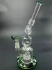 High Glass Water Bongs Oil Dab Rigs Hookah Smoking Pipe Accessories for Tobacco two color to choose