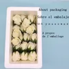 50pcs 로즈 인공 꽃 2 색 꽃다발 플로레스에 대 한 2color 비누 장미 머리 파티 봄 결혼식 장식 mariage 가짜 꽃 lj200910