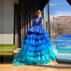 blue green color gown