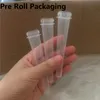 Pre Roll Joint Packaging 98mm 120mm Clear Black Conical Tubes With Childtida Caps DHL 4524087