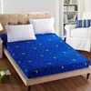 1pc 100% polyester lit drap housse housse de matelas impression linge de literie avec bande élastique double reine 160x200cm dropshipping 201113