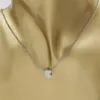 3 couleurs chaud Hip-hop Chic licorne pendentif collier bohème mode femmes en acier inoxydable colliers mince collier