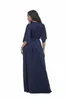 Verão Gravidez Roupas Para Maternidade Desgaste Moda Mulheres Vestido Longo V Collar Plus Size Grávida Roupas Vestidos de Noite BC1652 LJ201123