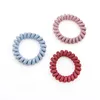 Handmade 5.5cm Cloth Telephone Wire Cord Hair Tie Big Girls Children Elastic Hairbands Rope Ring Women Bracelets